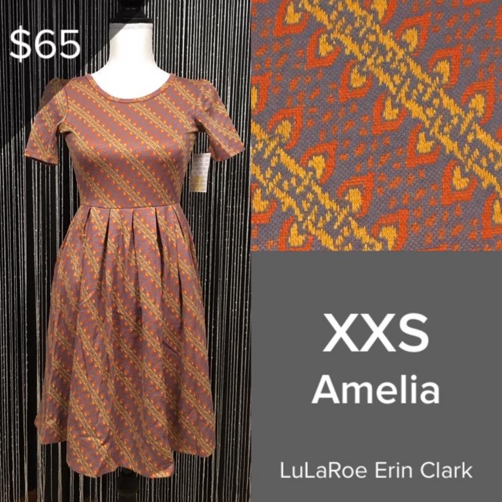LuLaRoe XXS Amelia Dress